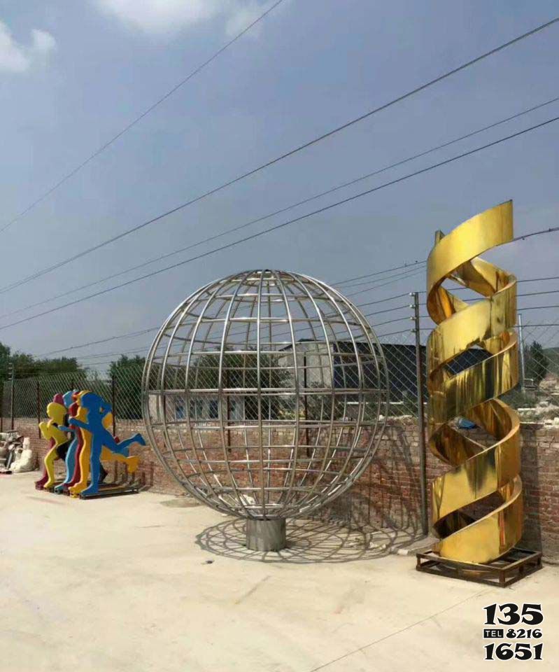 地球儀雕塑-不銹鋼鏤空戶外裝飾地球儀雕塑 地球儀雕塑-不銹鋼鏤空戶外裝飾地球儀雕塑高清圖片