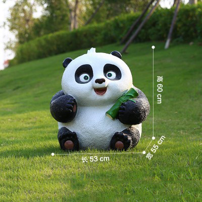 熊貓雕塑-別墅景區玻璃鋼卡通抱竹玻璃鋼熊貓雕塑 熊貓雕塑-別墅景區玻璃鋼卡通抱竹玻璃鋼熊貓雕塑高清圖片