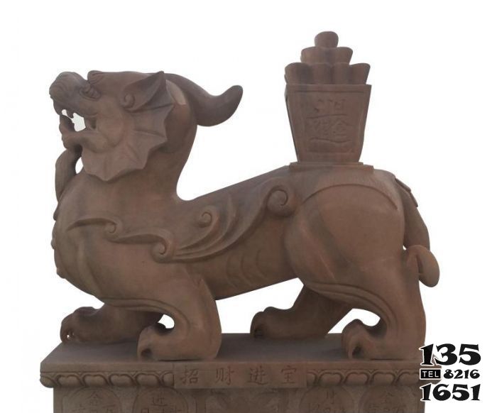 貔貅雕塑-公司工廠大理石石雕招財貔貅雕塑 貔貅雕塑-公司工廠大理石石雕招財貔貅雕塑高清圖片
