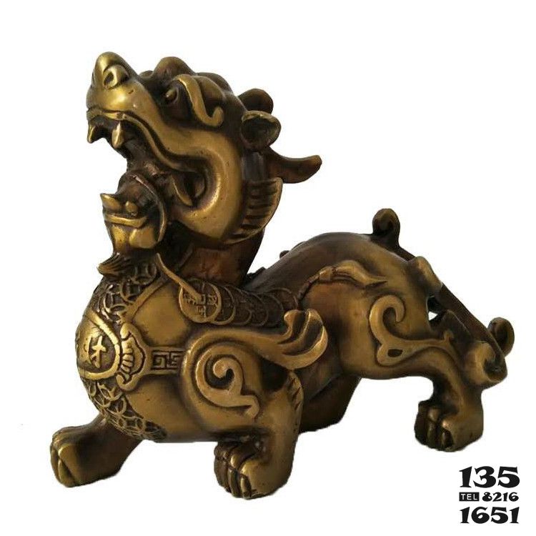 麒麟雕塑-室內創意不銹鋼仿古做舊神獸麒麟雕塑 麒麟雕塑-室內創意不銹鋼仿古做舊神獸麒麟雕塑高清圖片