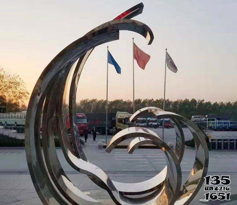 海浪浪花雕塑-校園裝飾擺放不銹鋼鏡面海浪浪花雕塑 海浪浪花雕塑-校園裝飾擺放不銹鋼鏡面海浪浪花雕塑高清圖片