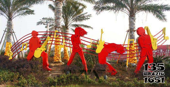 樂隊雕塑-公園不銹鋼剪影樂隊雕塑 樂隊雕塑-公園不銹鋼剪影樂隊雕塑高清圖片