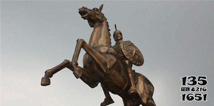 騎馬雕塑-古羅馬戰士銅雕廣場騎馬雕塑 騎馬雕塑-古羅馬戰士銅雕廣場騎馬雕塑高清圖片