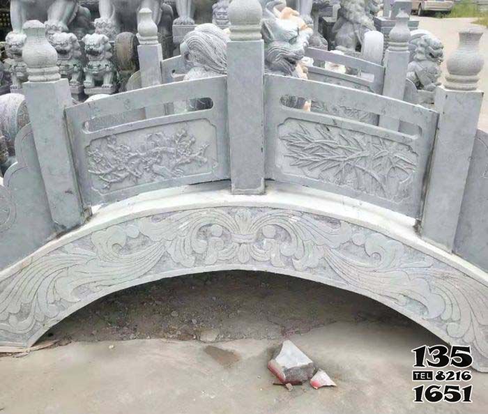 石橋雕塑-園林景觀仿古大理石拱橋 石橋雕塑-園林景觀仿古大理石拱橋高清圖片