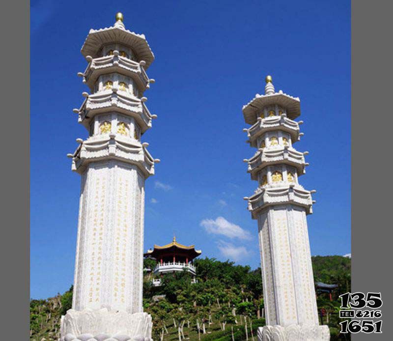 佛塔雕塑-景區廣場大理石千字文寶塔石雕 佛塔雕塑-景區廣場大理石千字文寶塔石雕高清圖片