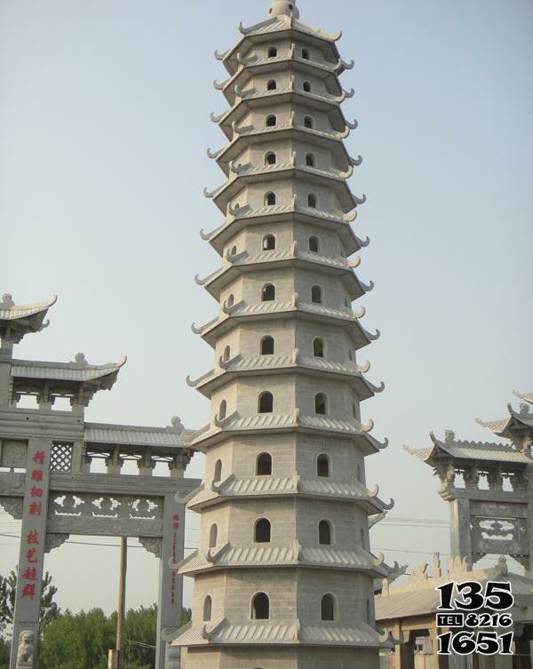 佛塔雕塑-景區園林古建大理石千佛塔雕塑 佛塔雕塑-景區園林古建大理石千佛塔雕塑高清圖片