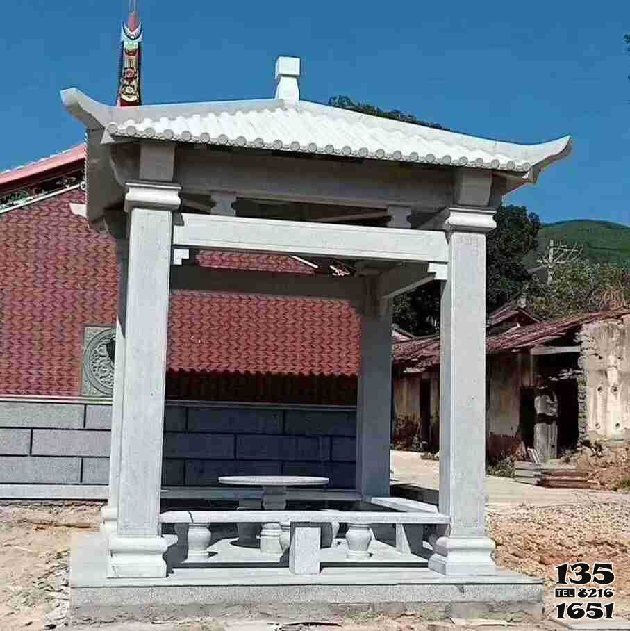 涼亭雕塑-景區(qū)戶外四角青石仿古建休閑涼亭雕塑 涼亭雕塑-景區(qū)戶外四角青石仿古建休閑涼亭雕塑高清圖片