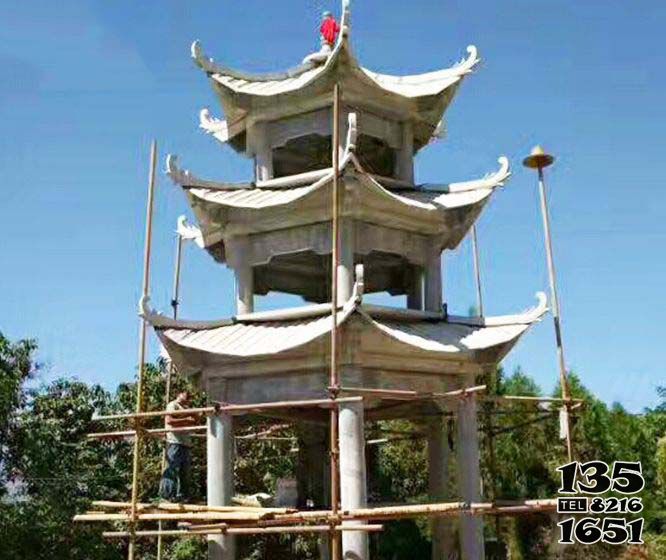 涼亭雕塑-景區(qū)山頂擺放仿古建多層涼亭雕塑 涼亭雕塑-景區(qū)山頂擺放仿古建多層涼亭雕塑高清圖片