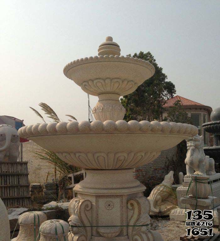 噴泉雕塑-園林景觀大型花崗巖噴泉石雕 噴泉雕塑-園林景觀大型花崗巖噴泉石雕高清圖片