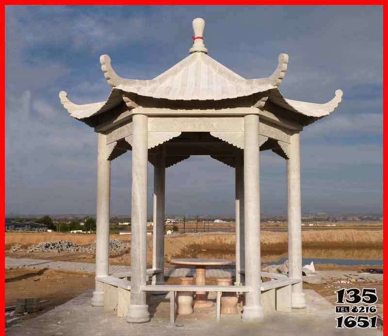 涼亭雕塑-戶外仿古建園林湖邊擺放休閑涼亭雕塑 涼亭雕塑-戶外仿古建園林湖邊擺放休閑涼亭雕塑高清圖片