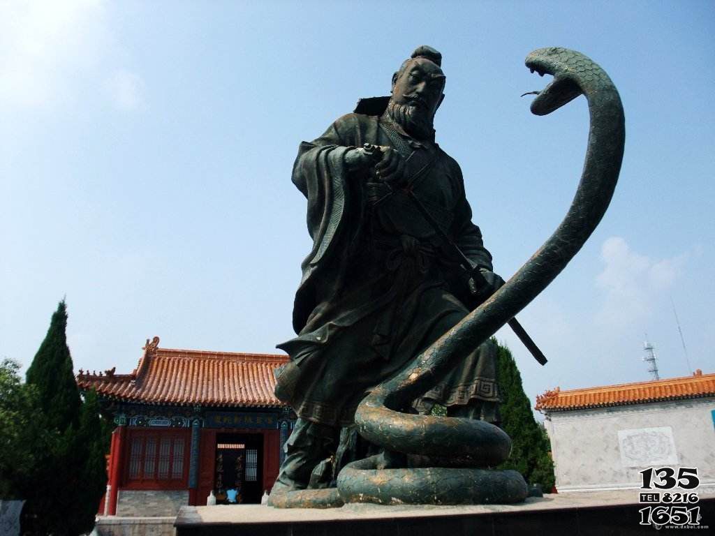 劉邦雕塑-校園公園做舊歷史典故“斬蛇起義”人物劉邦青銅雕塑 劉邦雕塑-校園公園做舊歷史典故“斬蛇起義”人物劉邦青銅雕塑高清圖片
