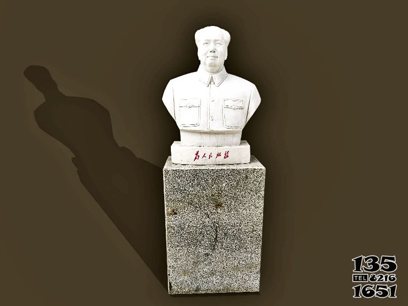 毛澤東雕塑-園林景區大理石石雕主席毛澤雕塑 毛澤東雕塑-園林景區大理石石雕主席毛澤雕塑高清圖片