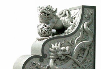 獅子雕塑-大理石石雕浮雕庭院獅子雕塑
