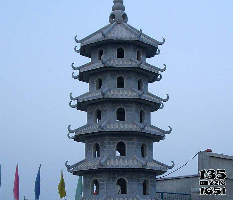 佛塔雕塑-園林青石多層寶塔景觀-石雕 佛塔雕塑-園林青石多層寶塔景觀-石雕高清圖片