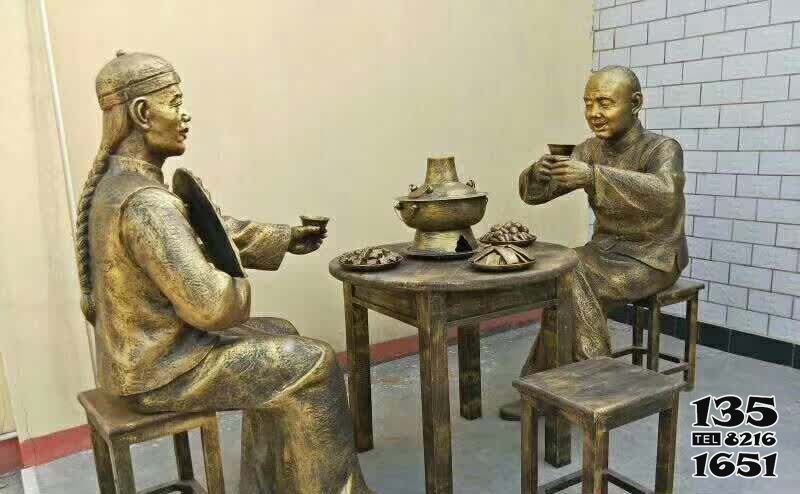 酒文化雕塑-庭院景區創意吃火鍋喝酒人物景觀酒文化雕塑 酒文化雕塑-庭院景區創意吃火鍋喝酒人物景觀酒文化雕塑高清圖片