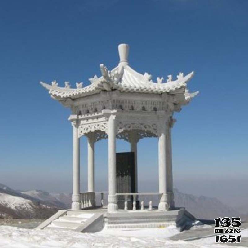 涼亭雕塑-景區大理石浮雕鏤空擺放石碑涼亭雕塑 涼亭雕塑-景區大理石浮雕鏤空擺放石碑涼亭雕塑高清圖片