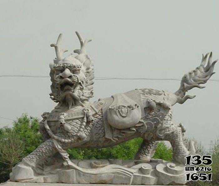 麒麟雕塑-戶外景區廣場大型景觀大理石石雕麒麟雕塑 麒麟雕塑-戶外景區廣場大型景觀大理石石雕麒麟雕塑高清圖片