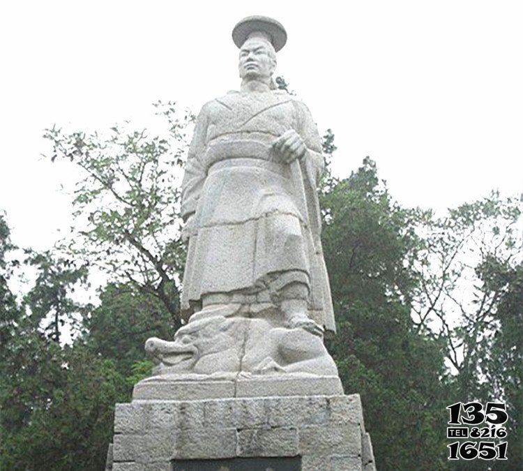 大禹雕塑-學校古代名人大禹砂巖石雕塑 大禹雕塑-學校古代名人大禹砂巖石雕塑高清圖片