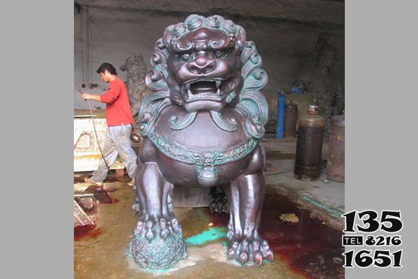 獅子雕塑-不銹鋼大型仿真動物鎮宅銅雕獅子雕塑 獅子雕塑-不銹鋼大型仿真動物鎮宅銅雕獅子雕塑
