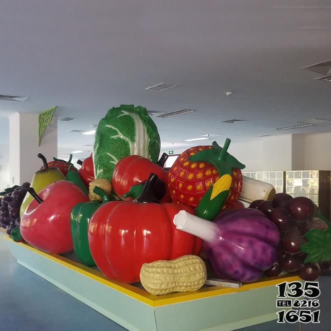 水果蔬菜雕塑-園林景觀美陳真水果模型玻璃鋼雕塑戶外擺件 水果蔬菜雕塑-園林景觀美陳真水果模型玻璃鋼雕塑戶外擺件高清圖片