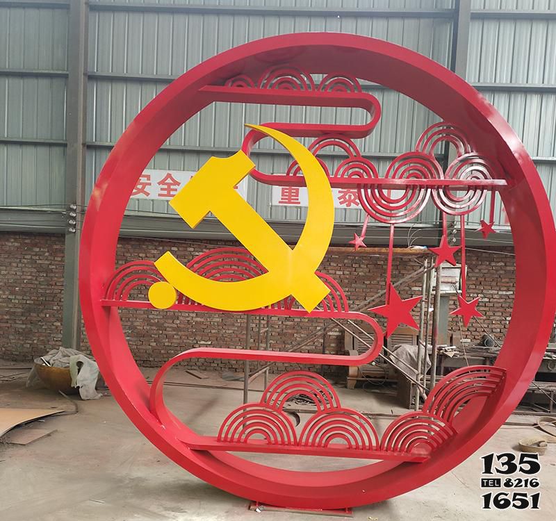 黨建雕塑-校園擺放不銹鋼革命理想黨建雕塑 黨建雕塑-校園擺放不銹鋼革命理想黨建雕塑