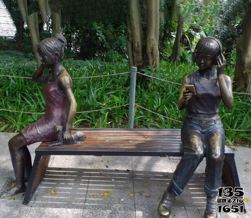兒童雕塑-現代時尚女孩公園景觀銅雕兒童雕塑 兒童雕塑-現代時尚女孩公園景觀銅雕兒童雕塑