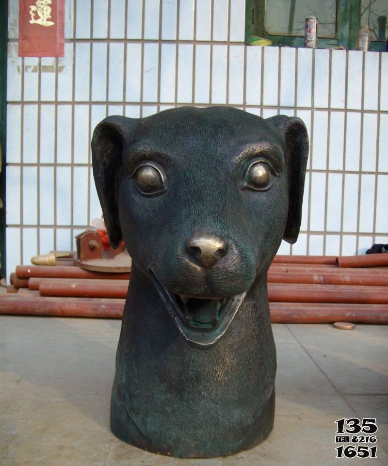 狗雕塑-庭院創意頭像狗雕塑 狗雕塑-庭院創意頭像狗雕塑高清圖片