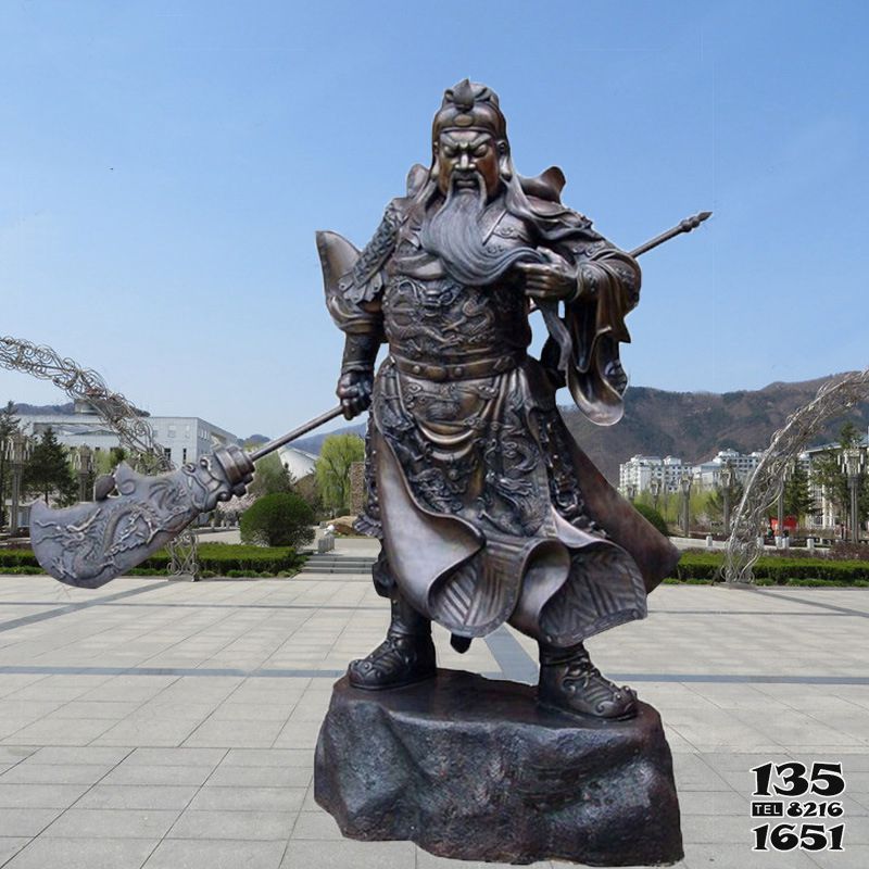 關公雕塑-戶外廣場大型佛像銅雕關公雕塑 關公雕塑-戶外廣場大型佛像銅雕關公雕塑高清圖片