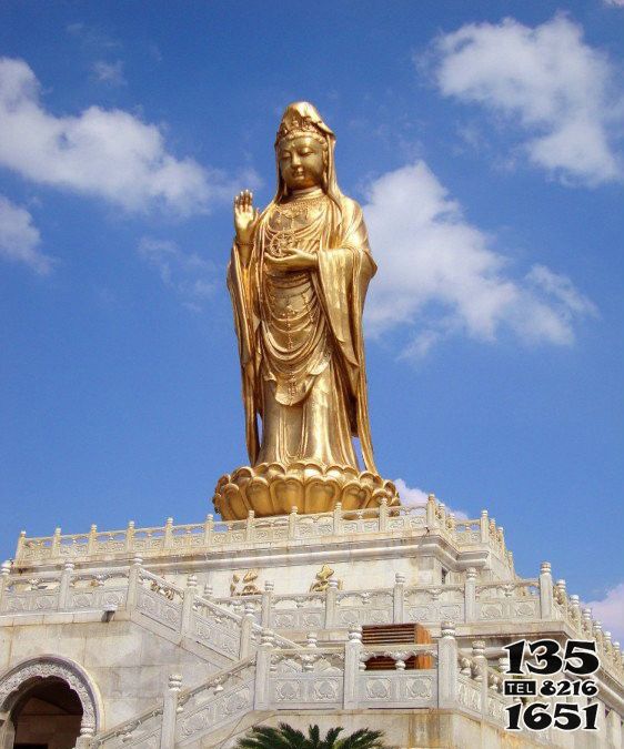 觀音雕塑-戶外景區(qū)大型供奉南海觀音雕塑 觀音雕塑-戶外景區(qū)大型供奉南海觀音雕塑高清圖片