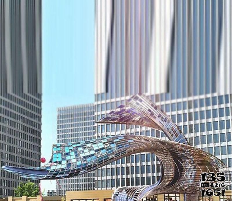 海浪浪花雕塑-戶外商廈大型不銹鋼創意海浪浪花雕塑 海浪浪花雕塑-戶外商廈大型不銹鋼創意海浪浪花雕塑高清圖片