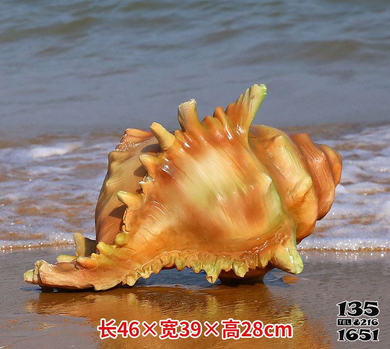 海螺雕塑-室內(nèi)大型商場擺放的多角的噴漆海螺雕塑 海螺雕塑-室內(nèi)大型商場擺放的多角的噴漆海螺雕塑高清圖片