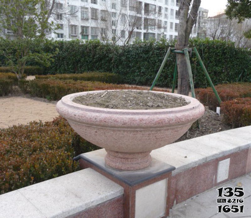 花盆雕塑-公園砂石石雕戶外花盆雕塑 花盆雕塑-公園砂石石雕戶外花盆雕塑高清圖片
