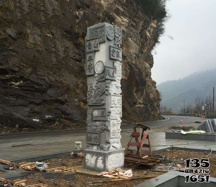 價值觀雕塑-海邊創意大理石浮雕價值觀雕塑 價值觀雕塑-海邊創意大理石浮雕價值觀雕塑