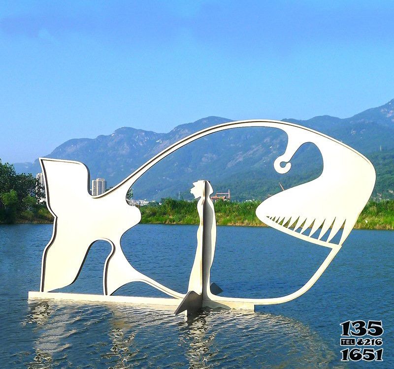 鯨魚雕塑-公園景區(qū)擺放的不銹鋼創(chuàng)意鯨魚雕塑 鯨魚雕塑-公園景區(qū)擺放的不銹鋼創(chuàng)意鯨魚雕塑高清圖片