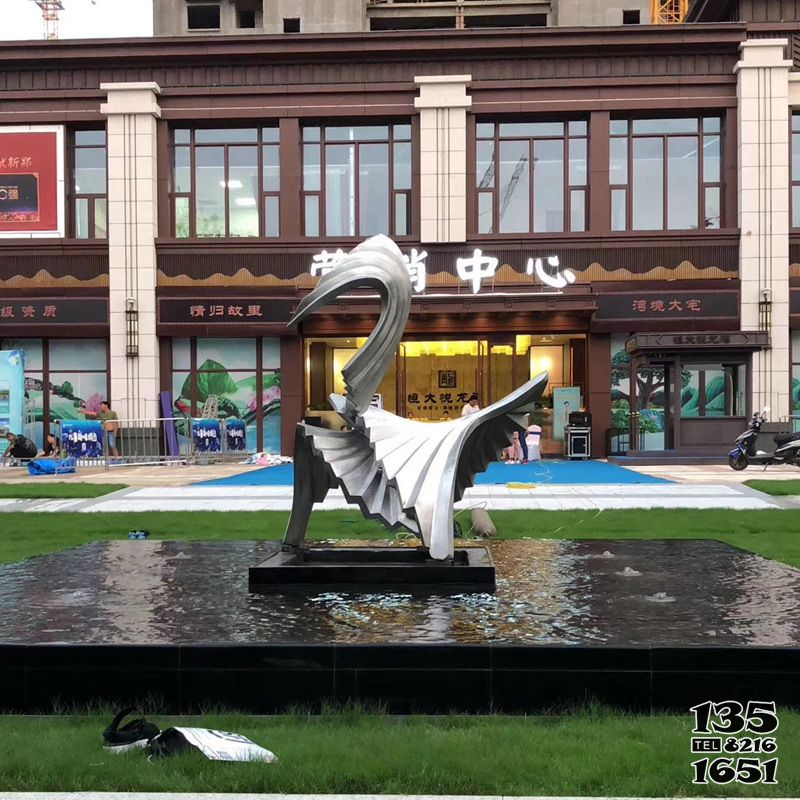 景觀雕塑-酒店創意不銹鋼抽象景觀雕塑 景觀雕塑-酒店創意不銹鋼抽象景觀雕塑高清圖片