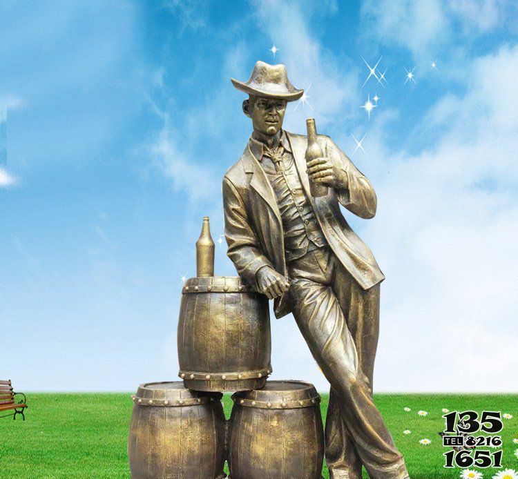 酒文化雕塑-戶外景區(qū)西方人物靠著酒桶景觀酒文化雕塑 酒文化雕塑-戶外景區(qū)西方人物靠著酒桶景觀酒文化雕塑高清圖片