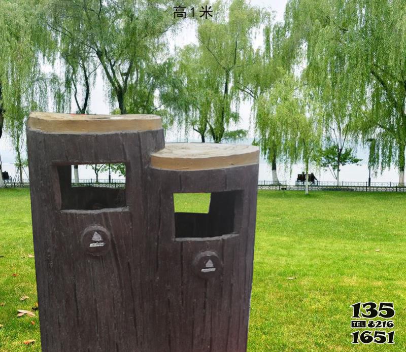 垃圾桶雕塑-玻璃鋼公園擺放防樹根垃圾桶雕塑 垃圾桶雕塑-玻璃鋼公園擺放防樹根垃圾桶雕塑高清圖片
