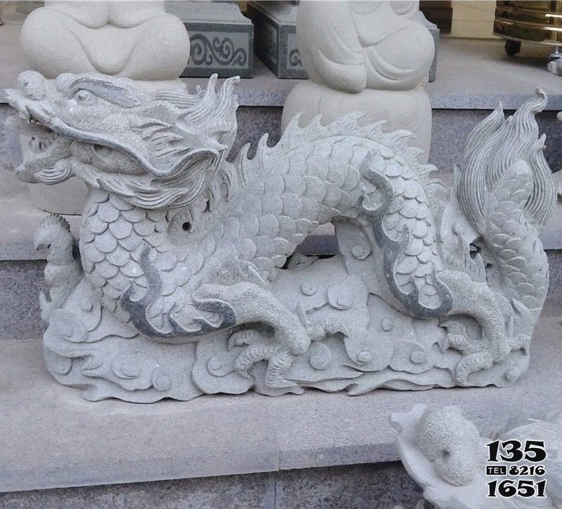 龍雕塑-廣場景區漢白玉石雕浮雕龍雕塑 龍雕塑-廣場景區漢白玉石雕浮雕龍雕塑高清圖片