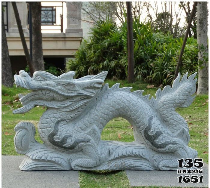 龍雕塑-景區戶外廣場創意石雕龍雕塑 龍雕塑-景區戶外廣場創意石雕龍雕塑高清圖片