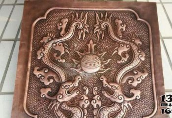 龍雕塑-室內(nèi)創(chuàng)意不銹鋼仿銅龍雕塑