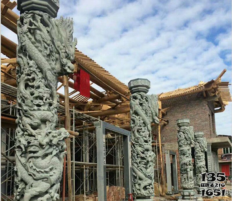 龍柱雕塑-廣場(chǎng)盤龍柱大理石柱子石雕 龍柱雕塑-廣場(chǎng)盤龍柱大理石柱子石雕高清圖片