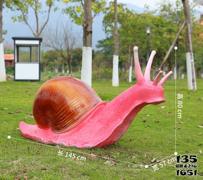 蝸牛雕塑-公園擺放的玫紅色的玻璃鋼創意蝸牛雕塑 蝸牛雕塑-公園擺放的玫紅色的玻璃鋼創意蝸牛雕塑高清圖片