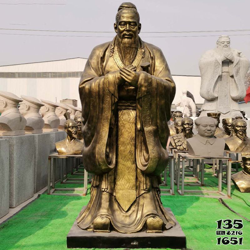 孔子雕塑-景點(diǎn)廣場擺放玻璃鋼孔子雕塑 孔子雕塑-景點(diǎn)廣場擺放玻璃鋼孔子雕塑高清圖片
