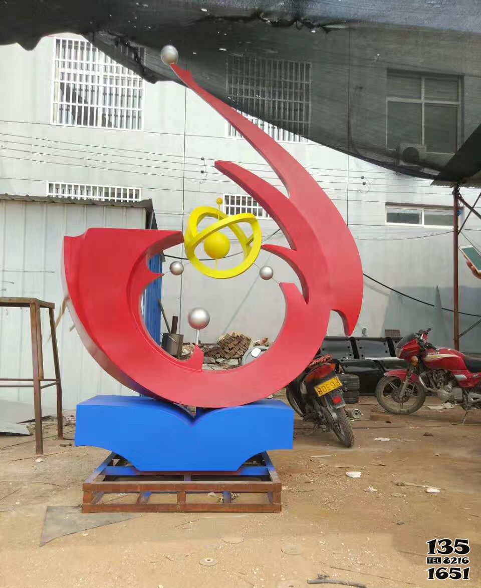 知識雕塑-學(xué)校園林廣場騰飛彩繪不銹鋼知識雕塑 知識雕塑-學(xué)校園林廣場騰飛彩繪不銹鋼知識雕塑高清圖片