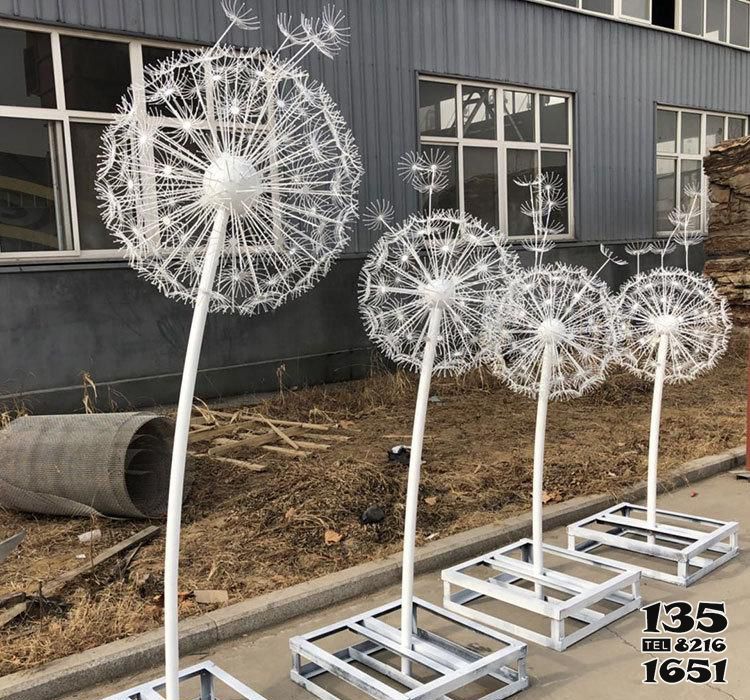 蒲公英雕塑-學校操場鏤空不銹鋼蒲公英城市雕塑 蒲公英雕塑-學校操場鏤空不銹鋼蒲公英城市雕塑