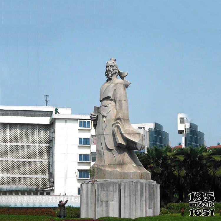 沈括雕塑-小區廣場中國北宋著名科學家沈括石雕塑像 沈括雕塑-小區廣場中國北宋著名科學家沈括石雕塑像高清圖片