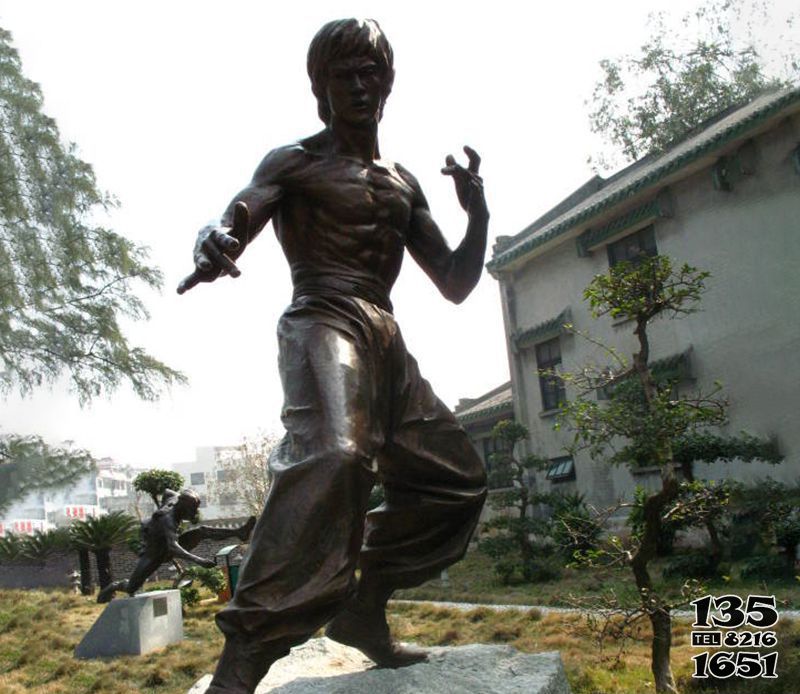 李小龍雕塑-玻璃鋼仿銅電影名人李小龍雕塑 李小龍雕塑-玻璃鋼仿銅電影名人李小龍雕塑高清圖片