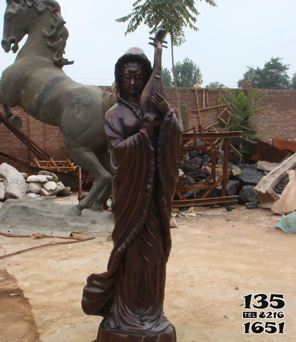 美女雕塑-古代公園人物銅雕美女雕塑 美女雕塑-古代公園人物銅雕美女雕塑高清圖片