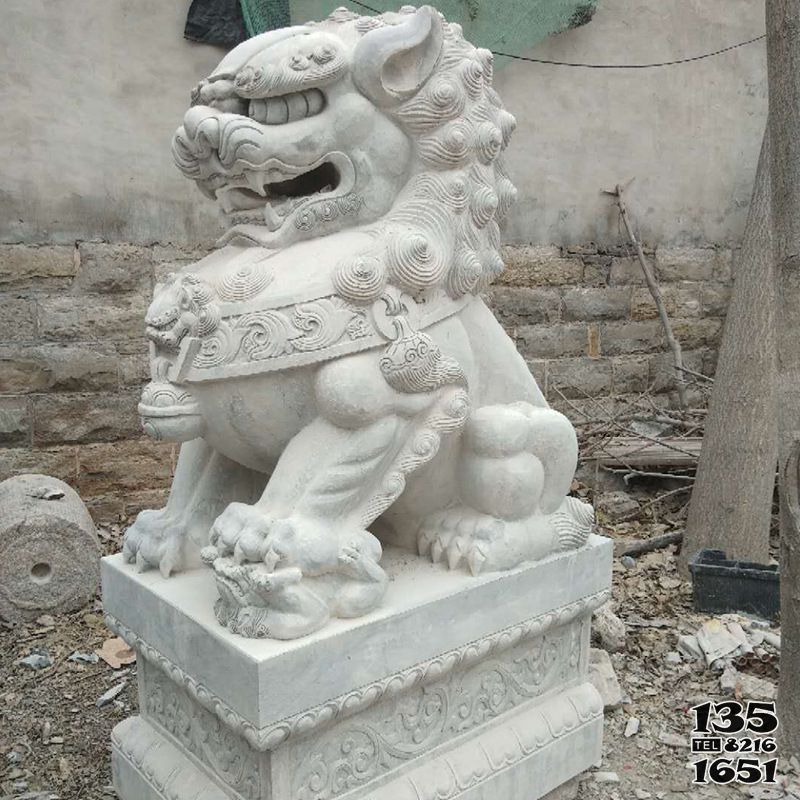 獅子雕塑-石雕大型仿真動(dòng)物漢白玉庭院別墅獅子雕塑 獅子雕塑-石雕大型仿真動(dòng)物漢白玉庭院別墅獅子雕塑