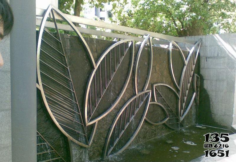 樹葉雕塑-公園噴泉擺放不銹鋼公園抽象樹葉雕塑 樹葉雕塑-公園噴泉擺放不銹鋼公園抽象樹葉雕塑